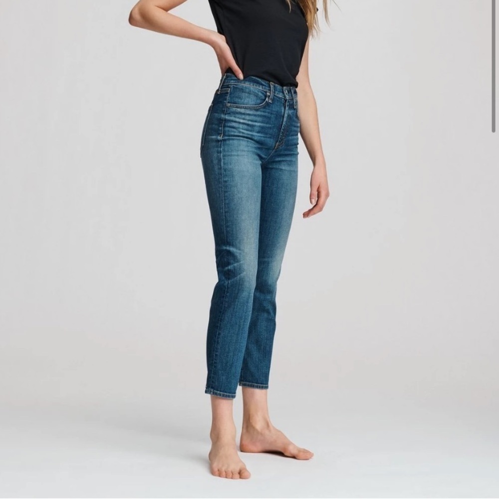 Rag & Bone NINA HIGH-RISE ANKLE CIGARETTE Straight $255
